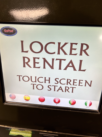 animal kingdom locker touchscreen