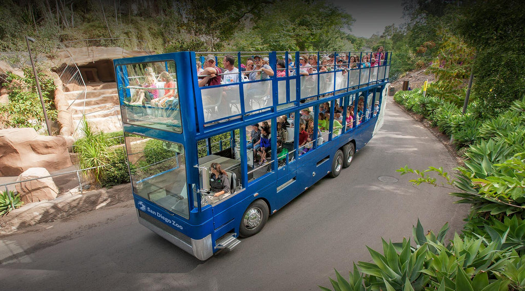 San Diego Zoo Double Decker Tour Bus