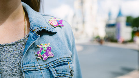 disney pin on clothes
