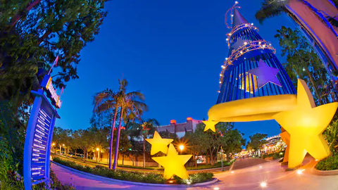 Disneyland Hotel entrance from Downtown Disney