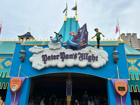 peter pan flight ride magic kingdom