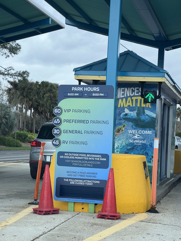 seaworld parking options
