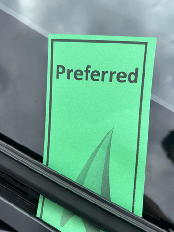 preferred parking paper at seaworld