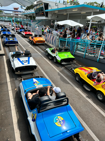 tomorrowland speedway ride at magic kingdom