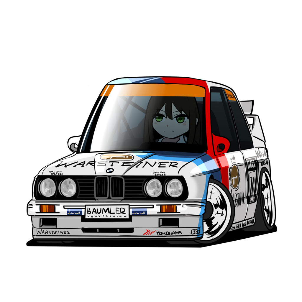 BMW 3 series rally 007 stickers