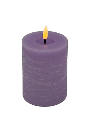 Mansion - Led Pillar Candle 7.5*10cm Lavender Paradise