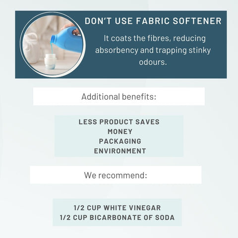Say no to fabric softener