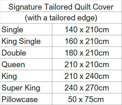 Signature Eco Cotton Quilt Cover