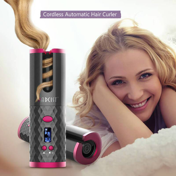 world's first wireless automatic curling iron