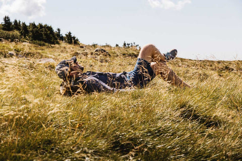 man getting vitamin d