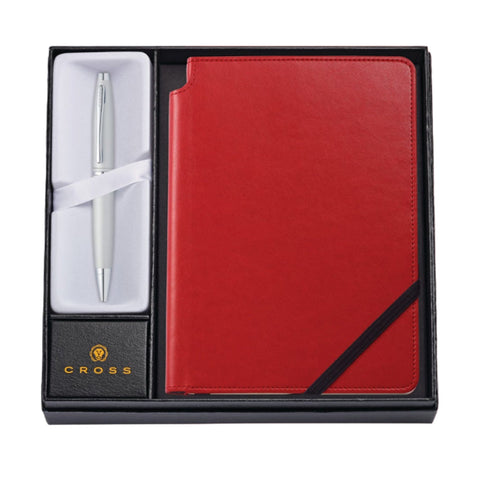 Cross Red Leather Single Pen Case Flap - Pen Boutique Ltd