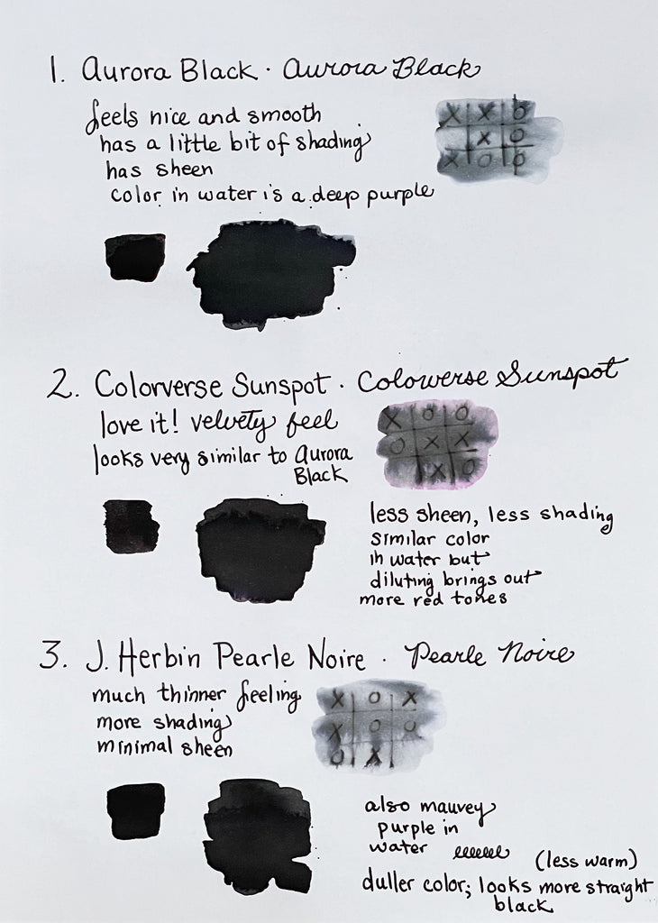 Black Is Beautiful - Exploring Black Inks - Pen Boutique Ltd