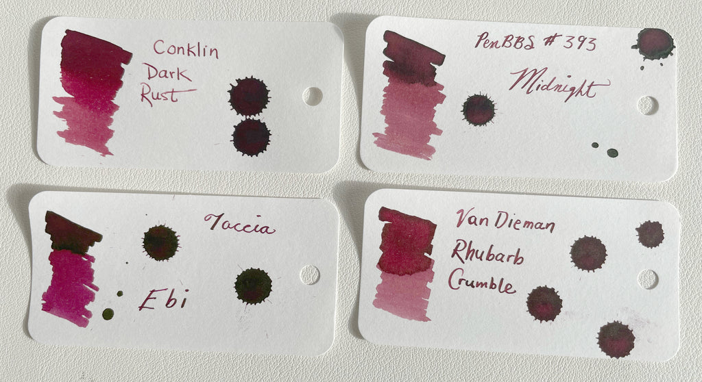 Ink Review -- Ten New Conklin Inks! - Pen Boutique Ltd