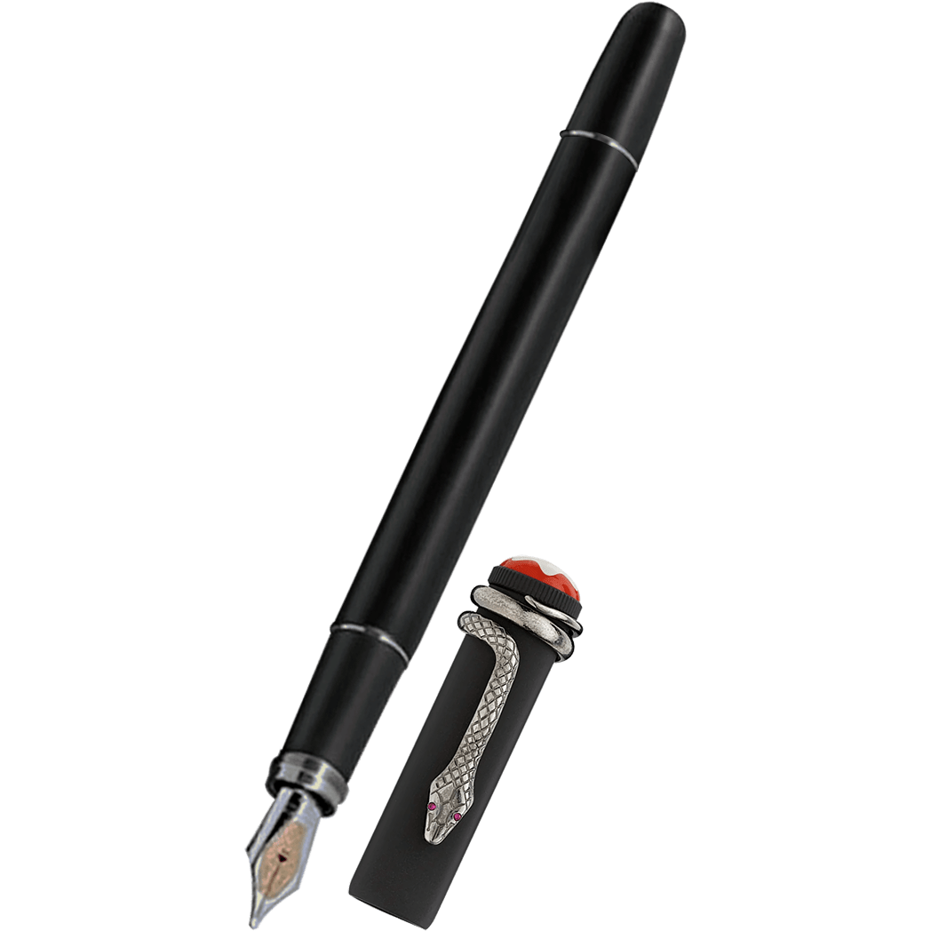 Stylo bille noir Montblanc Heritage Rouge et Noir « Baby » Edition