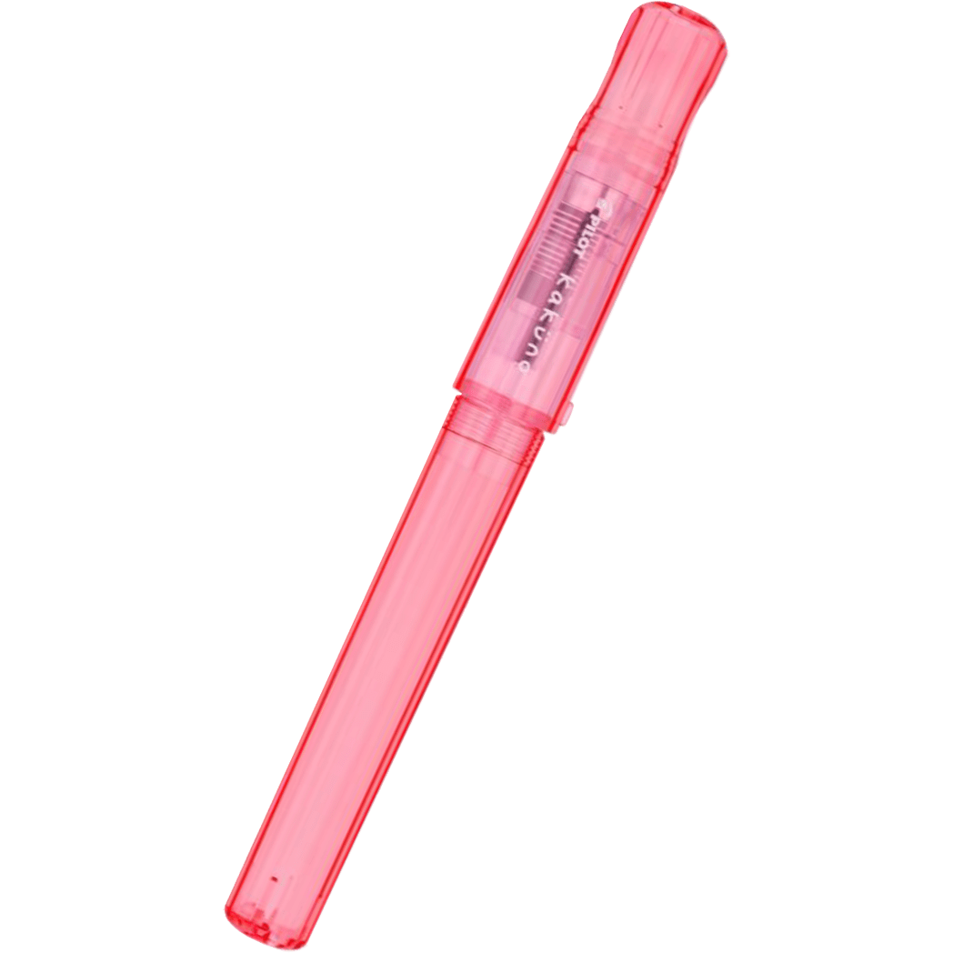 Pilot Kakuno Fountain Pen in Soft Pink/White - Fine Point - Goldspot Pens