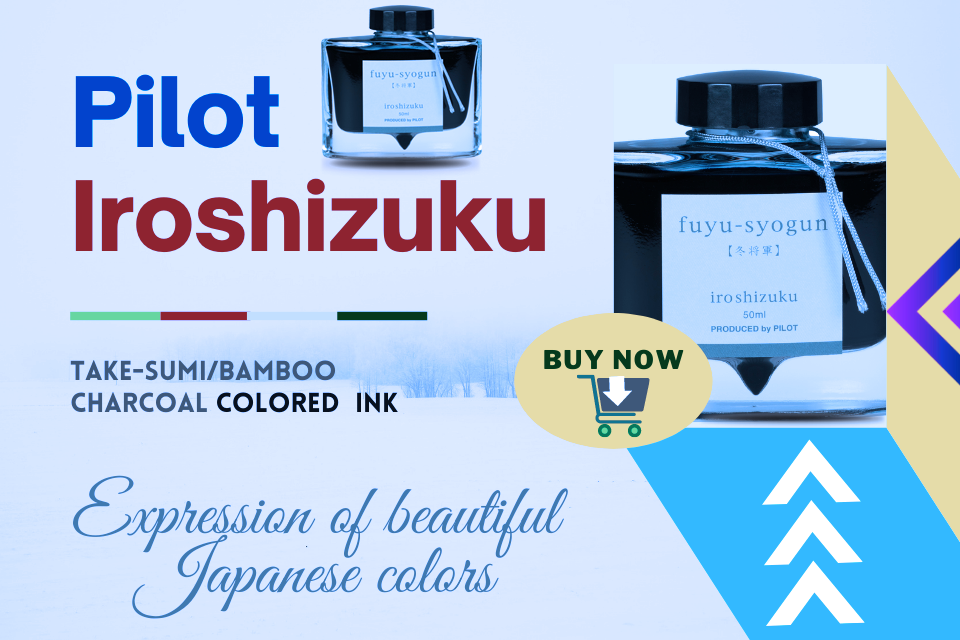 Iroshizuku inks in lovely shades reminiscent of nature