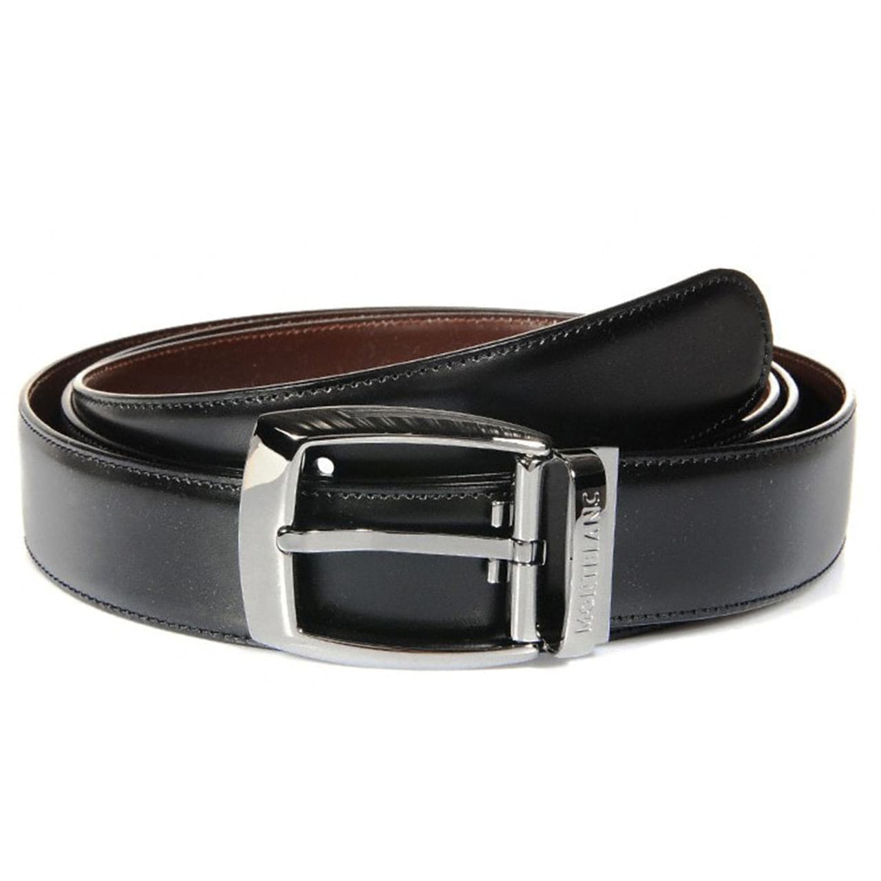 Montblanc Leather Belt - Casual Line - Black/Brown (Reversible) – Pen ...
