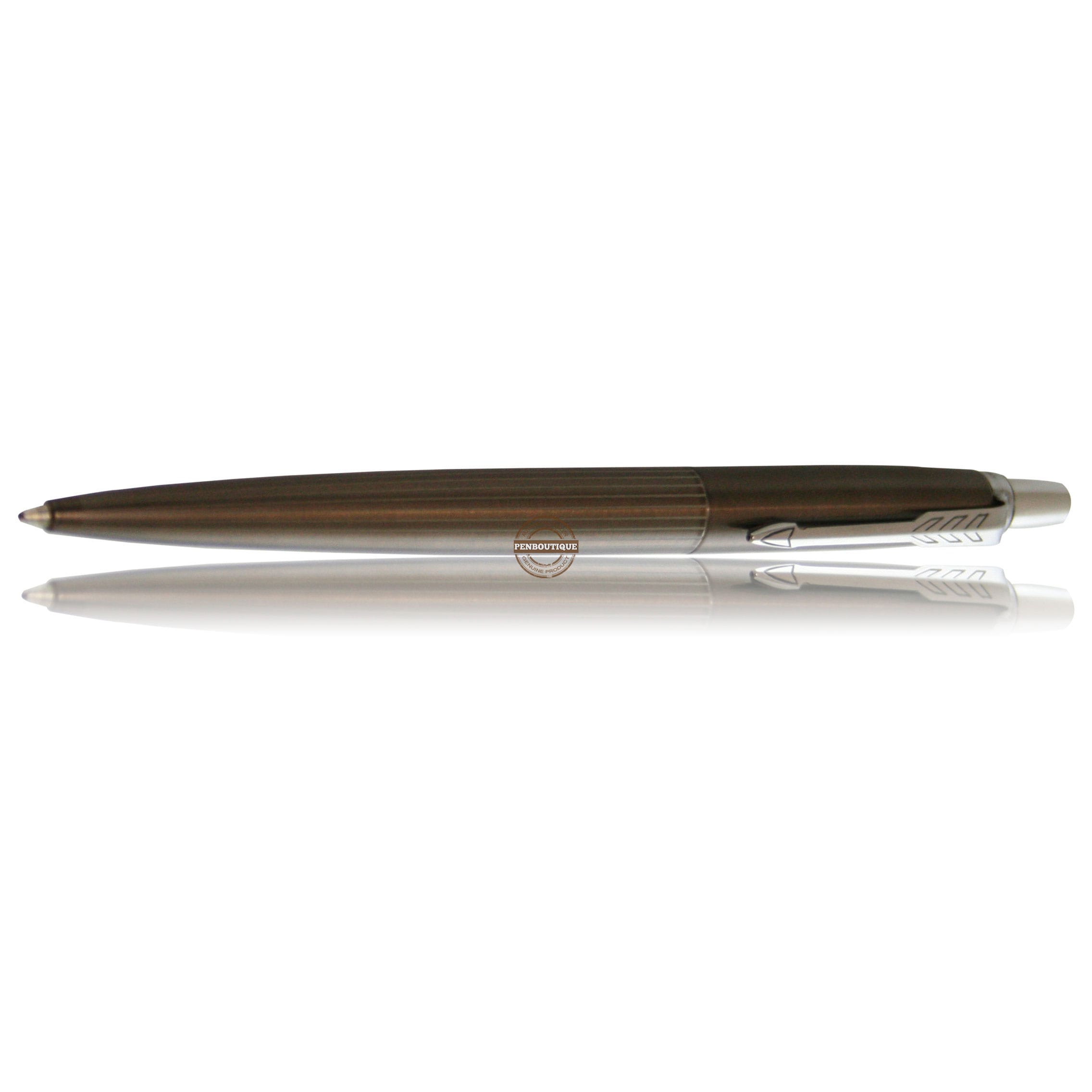 Parker Jotter Premium Oxford Grey Pinstripe W Chrome Trim