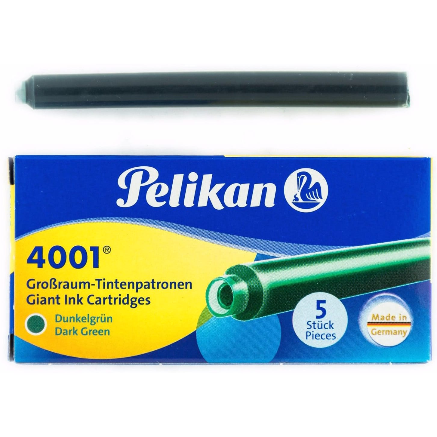 ga verder Smaak Fondsen Pelikan GTP/5 Dark Green Long Ink Cartridges - 5/box - Pen Boutique Ltd