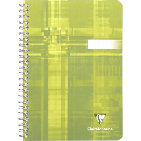 Clairefontaine Classic Wirebound Notebooks 8 1/4 in. x 11 3/4 in. ruled  with margin 50 sheets colors may vary