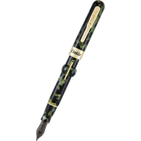 Conklin Mark Twain Crescent Filler Fountain Pen in Brass - Limited