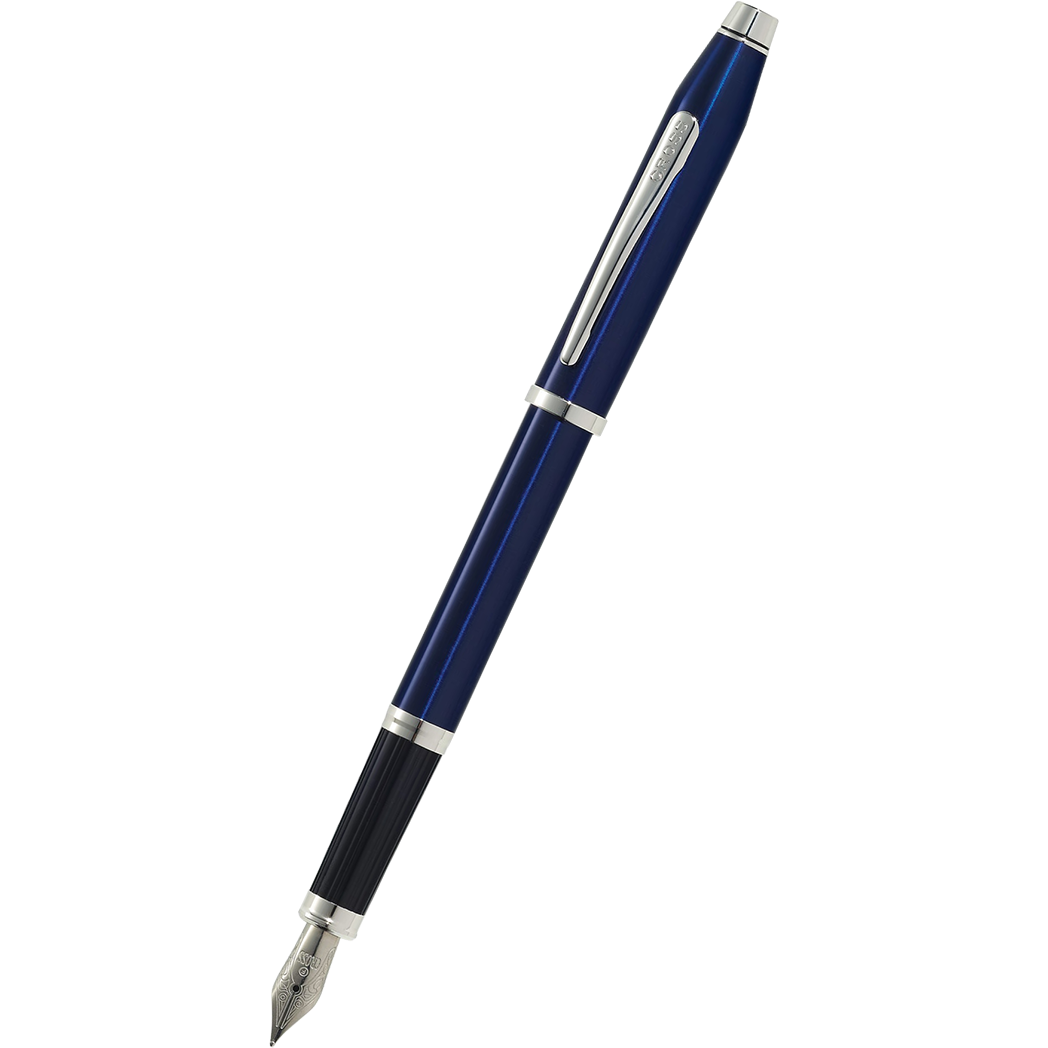 Cross Century II Ballpoint Pen - Black - Gold Trim - Pen Boutique Ltd