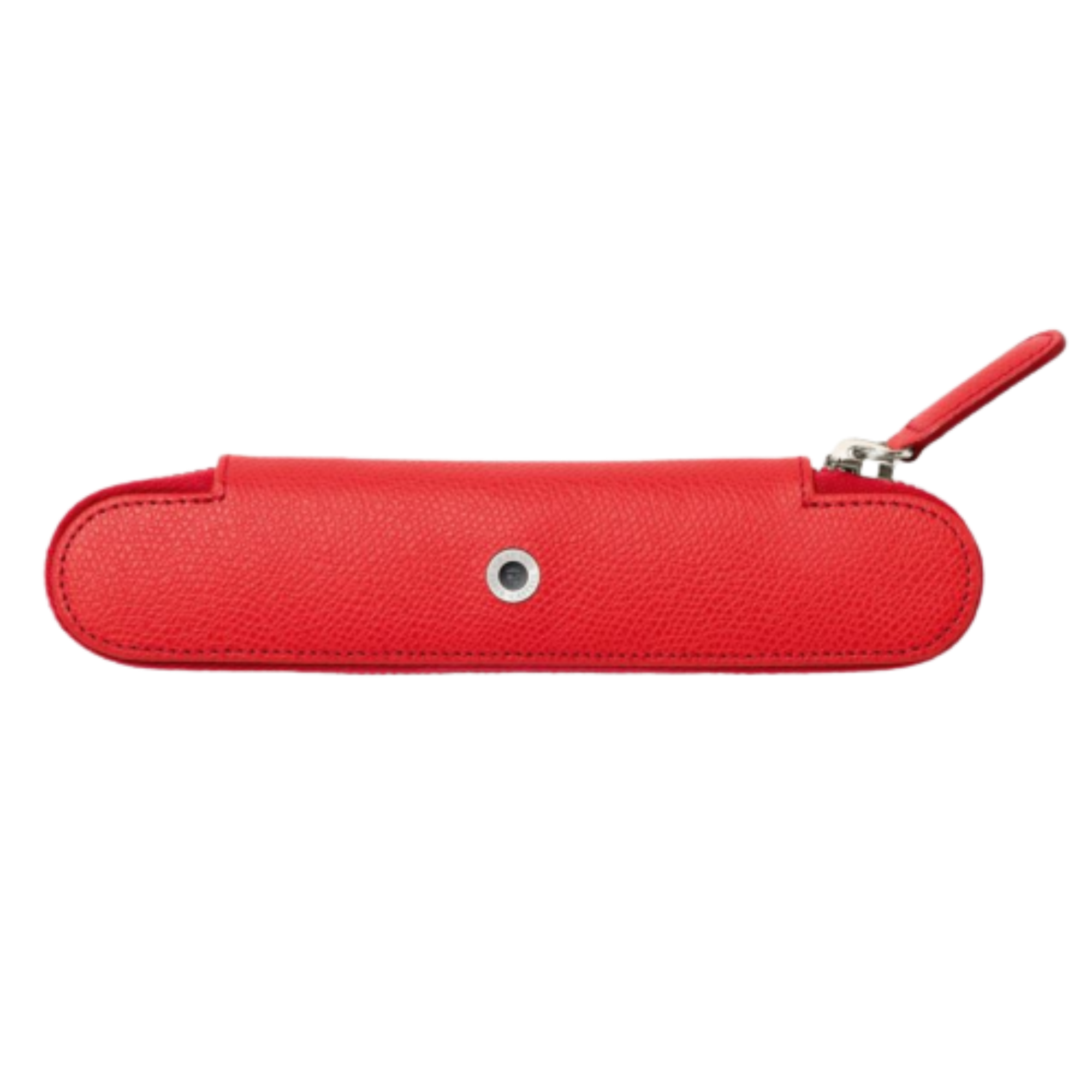 Cross Red Leather Single Pen Case Flap - Pen Boutique Ltd