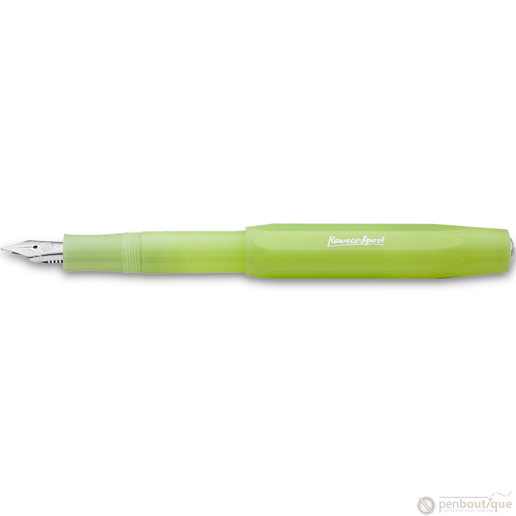 Kaweco Frosted Sport Rollerball Pen - Fine Lime