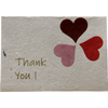 Monk Paper Thank You Note with Rose Petal Envelope - pack of 12
