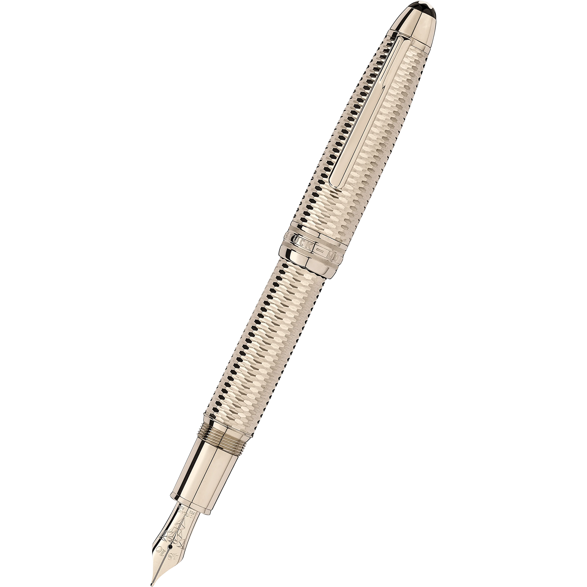 Montblanc Meisterstück Ballpoint Pen - Solitaire White - Platinum Trim - Pen  Boutique Ltd