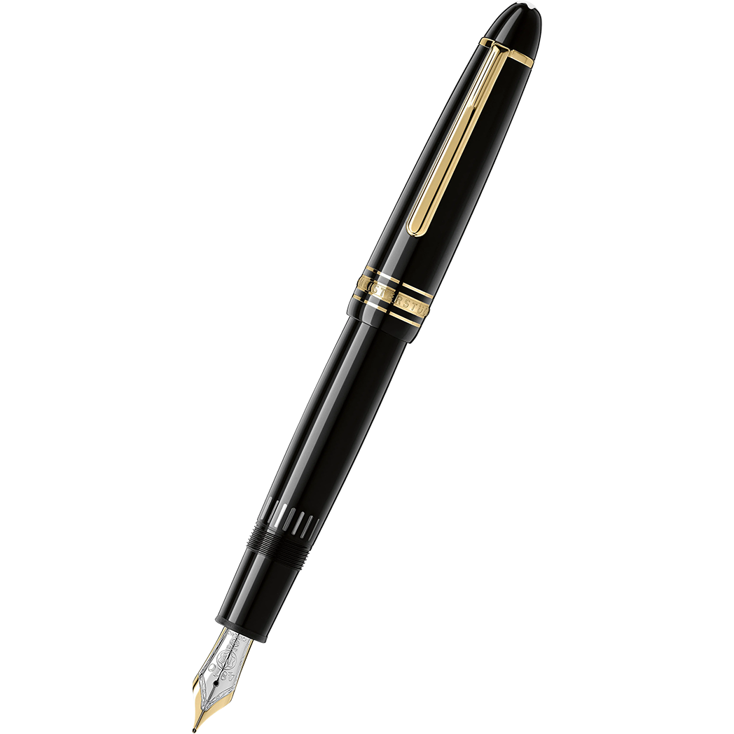 Montblanc Meisterstuck Fountain Pen - 149 Black - Gold Trim - Pen