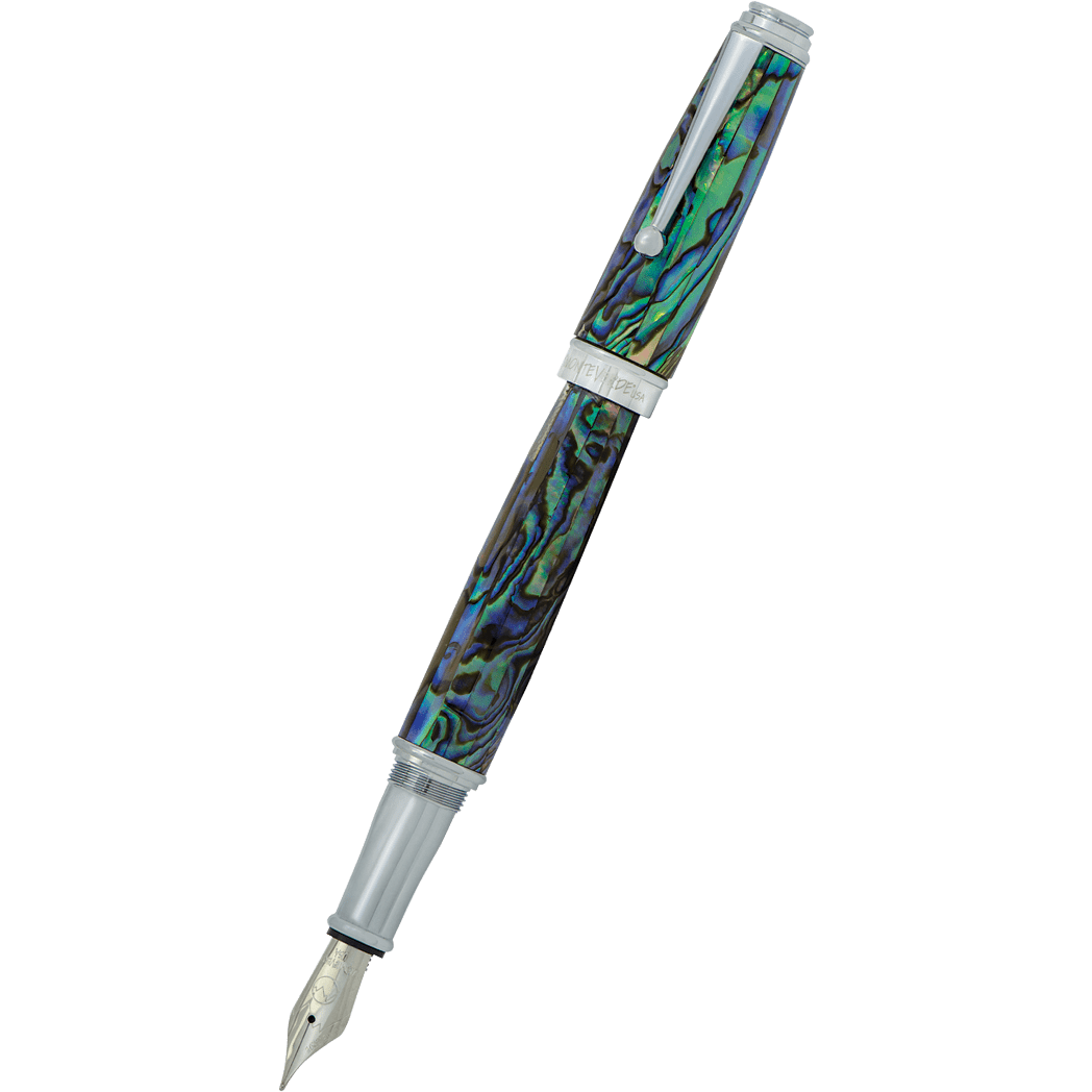 Monteverde Invincia Deluxe Fountain Pen - Abalone Chrome Trim - Limite ...