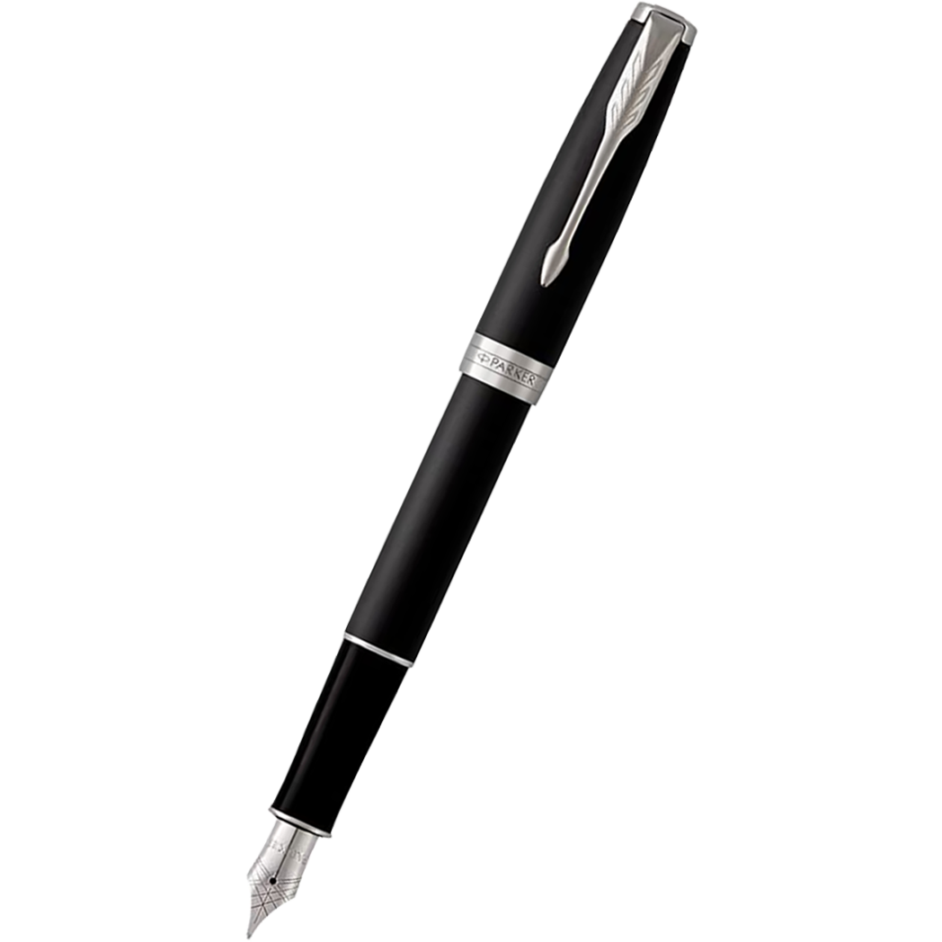 Parker Sonnet Rollerball Pen - Black Lacquer Chrome Trim