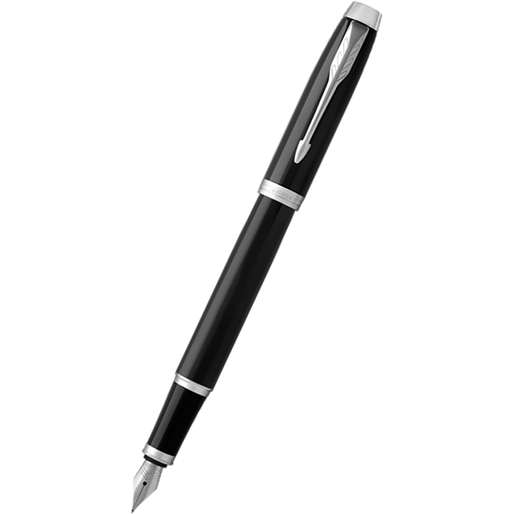 Parker IM Premium Black with Gold Trim Fountain Pen - Pen Boutique Ltd