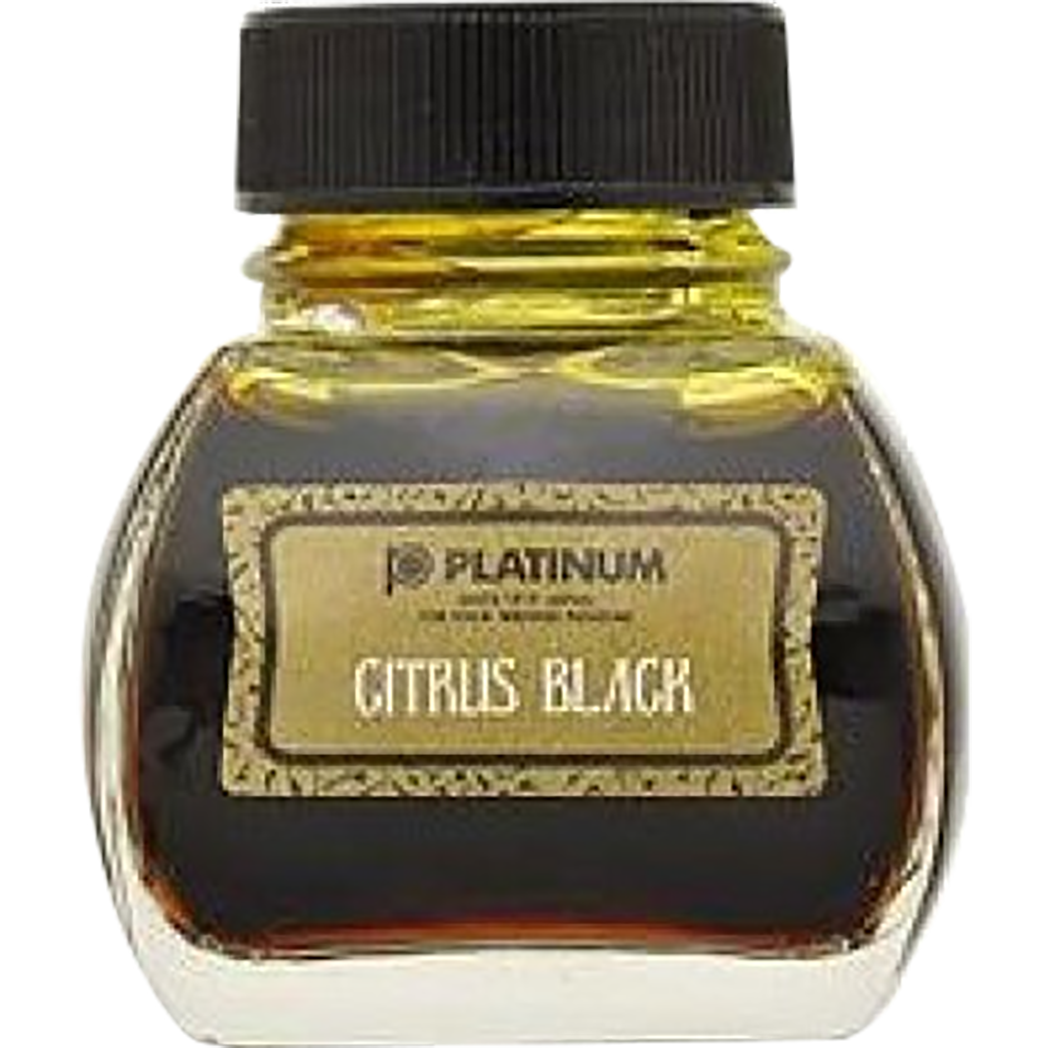 Platinum Carbon Black - 60ml Bottled Fountain Pen Ink - The Goulet Pen  Company