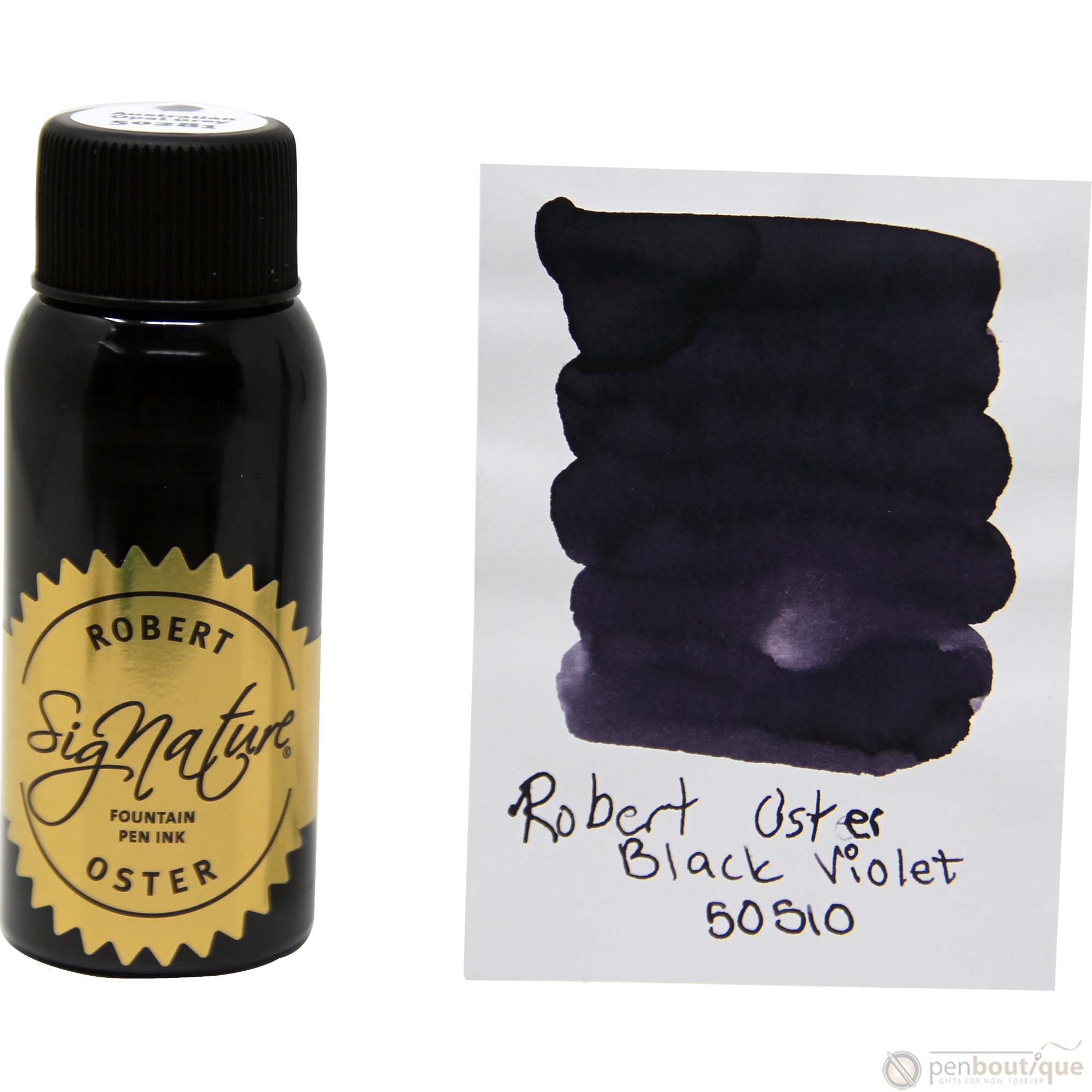 Robert Oster 7th Anniversary Fountain Pen Ink Majestic Black – Florida  Fountain Pen