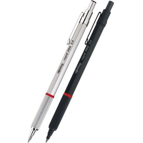Rotring Rapid Pro Drafting Pencil - 0.5 mm - Silver Body