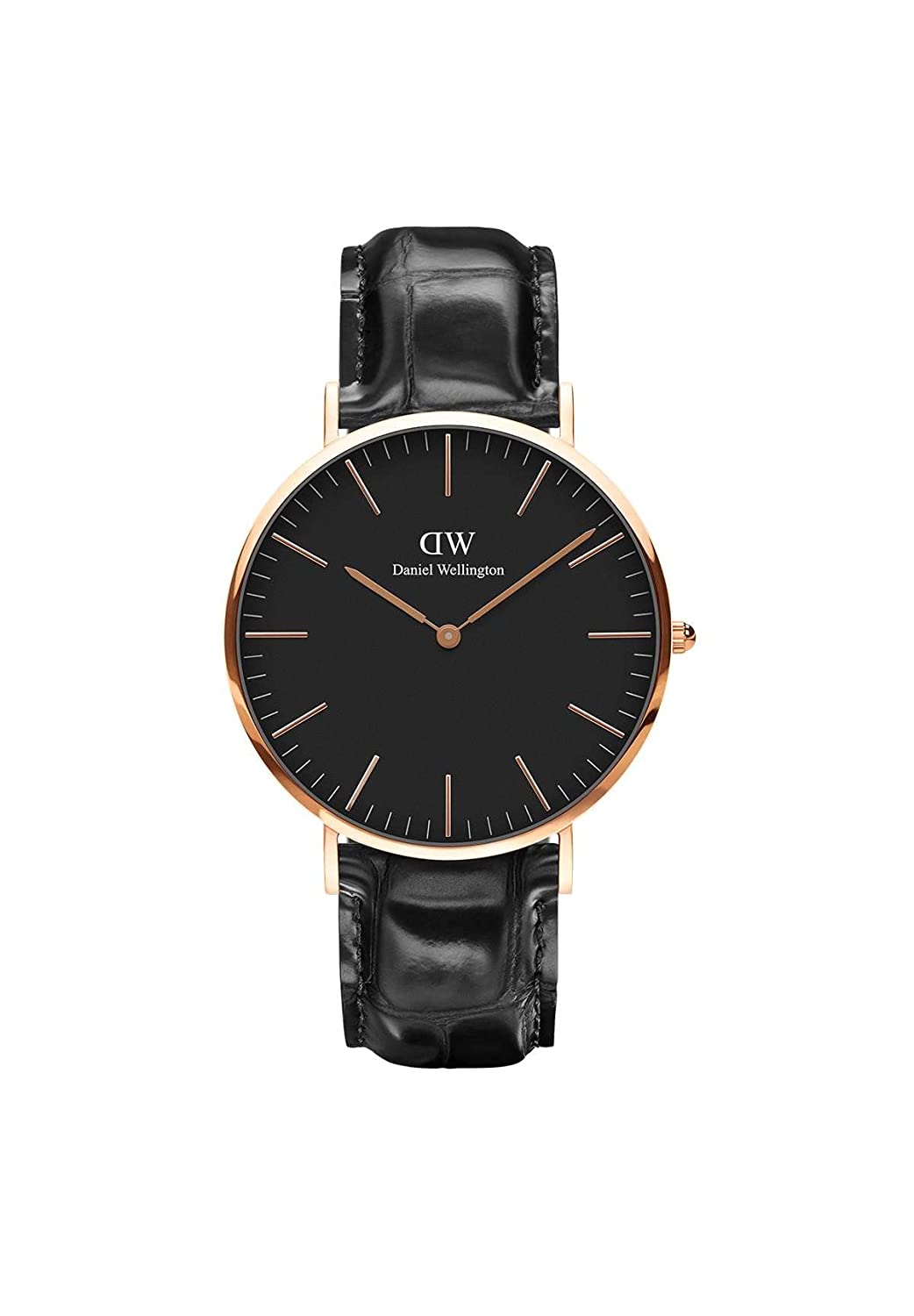 Daniel Wellington Classic St Mawes Black Dial Round Case Quartz