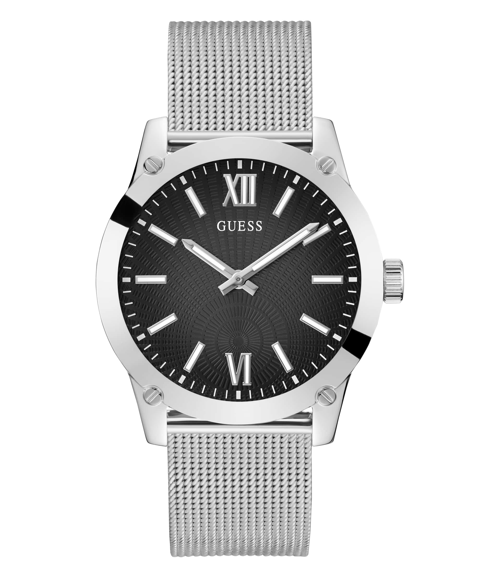 Guess TAILOR Silver Dial Men's Watch - GW0389G1 – Just Watches