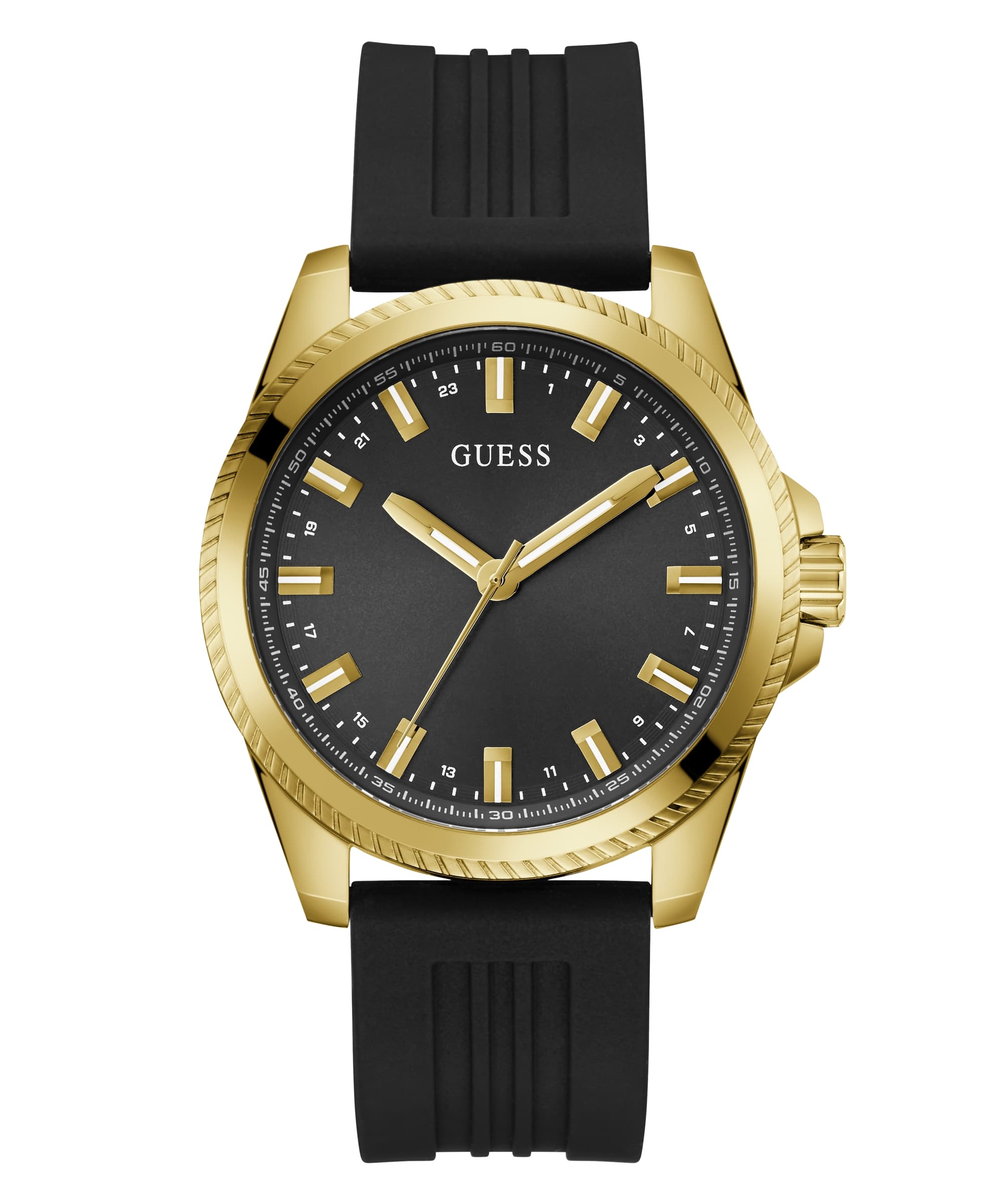 Guess Zeus Black Dial Men's Watch -GW0208G2 – Just Watches