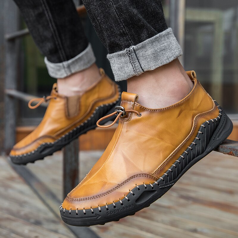 Zicowa Men Shoes - Handmade Leather Men's Casual Shoes