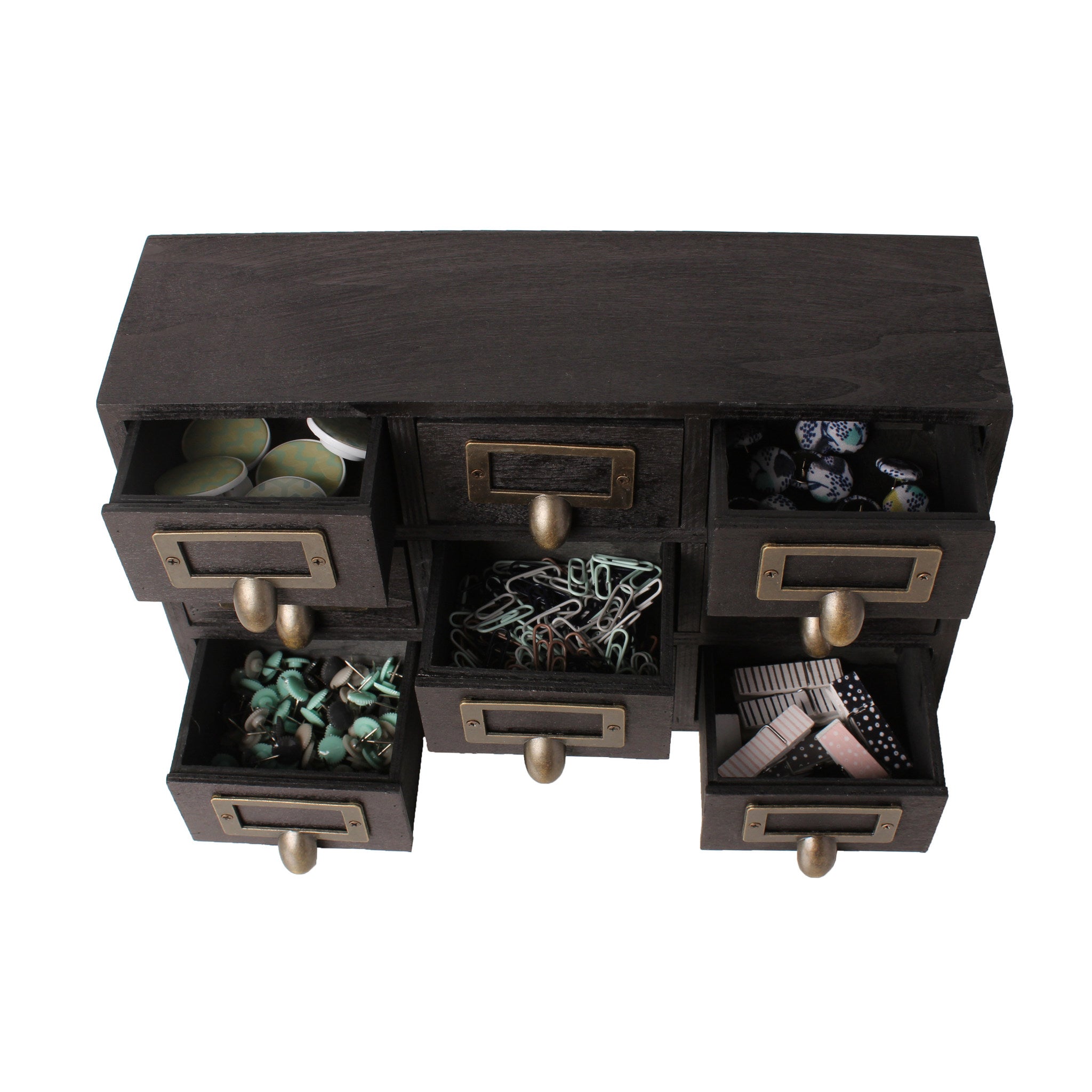 kate and laurel wood apothecary drawer