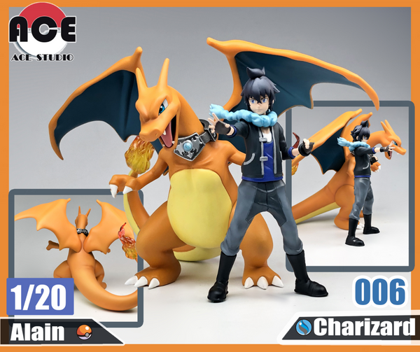 1/20 Scale World Zukan Mega Charizard X & Mega Charizard Y - Pokemon Resin  Statue - SXG Studios [In Stock]