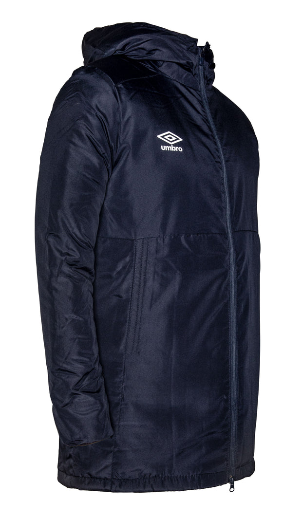 umbro long padded jacket