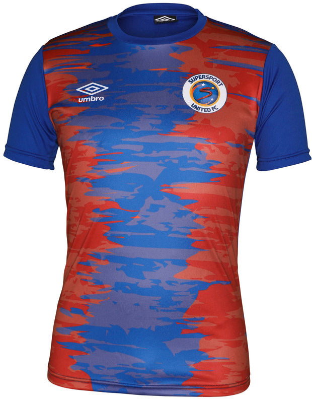 Supersport United Fc Fan Tee 20 21 Royal Red Umbro South Africa