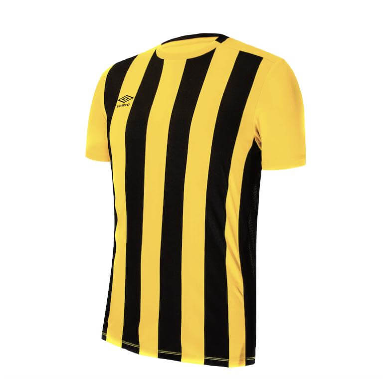 yellow black football jersey