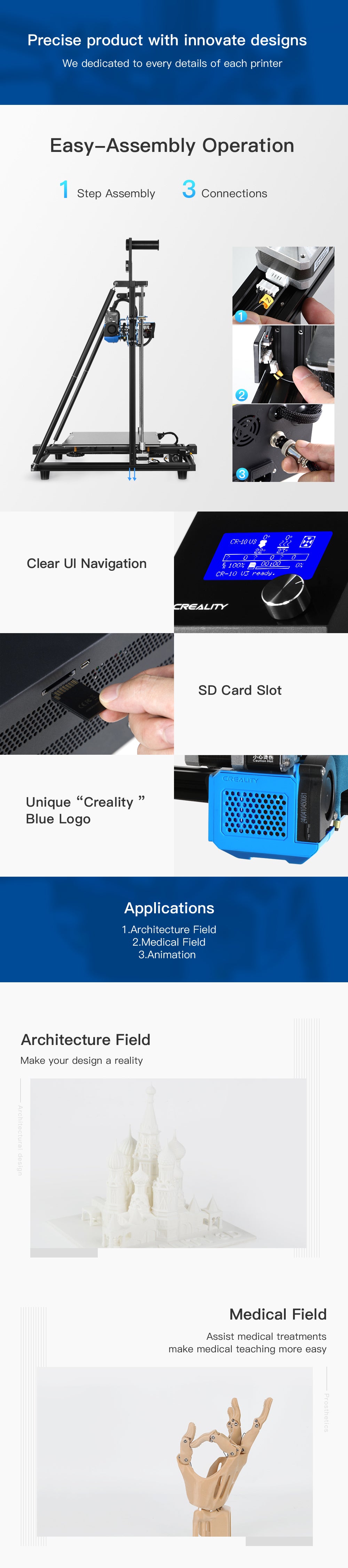 cr-10 v3 direct drive 3d printer