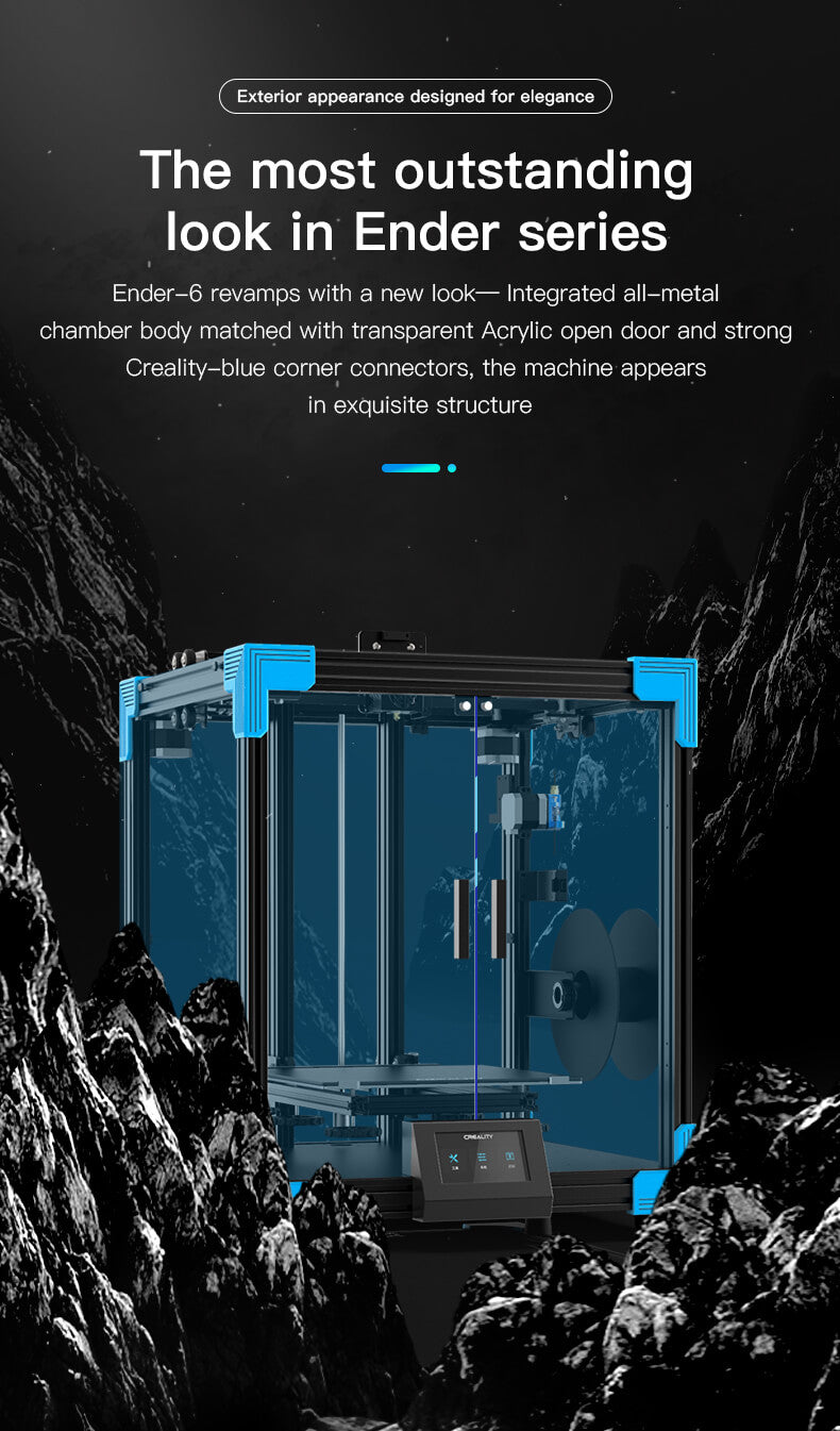 Ender-6 3d printer, creality ender-6 coxey 3d printer