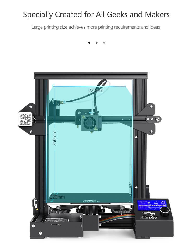 Creality 3d printer ender 3 pro