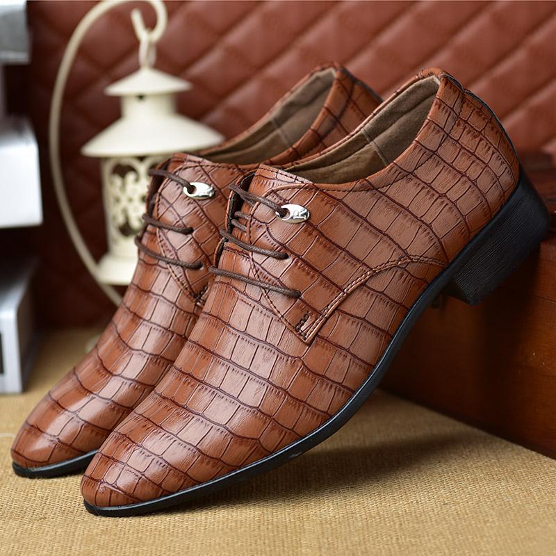 Mens Shoes Vintage British Style Business Dress Shoes For Men 5836